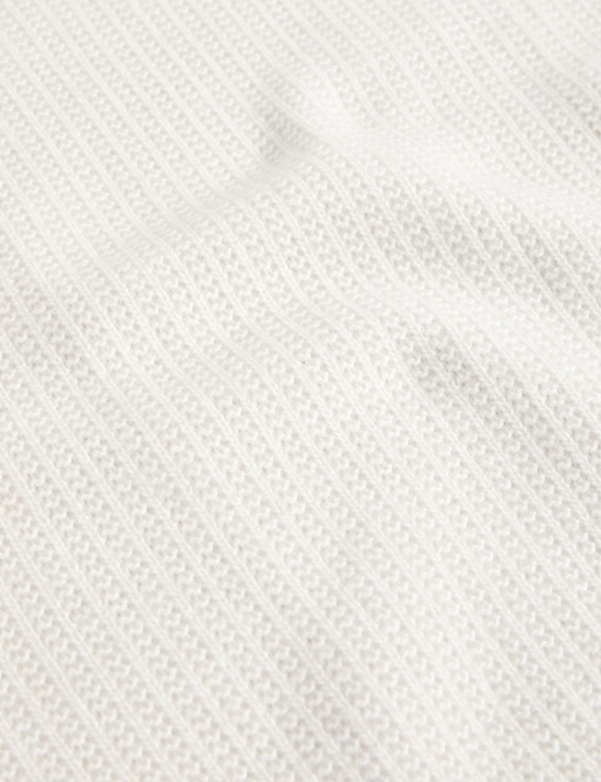 Cloud Yarn Textured Roll Neck Jumper