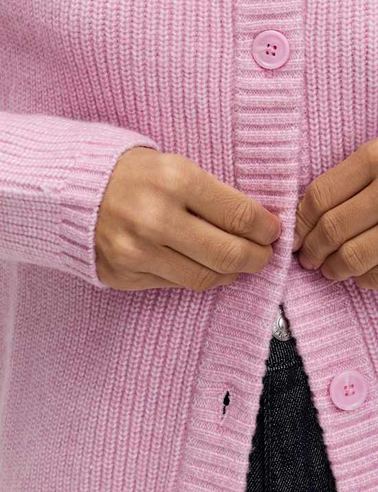 Gestructureerd versierd vest met knoopsluiting