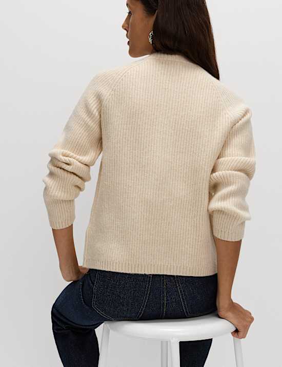 Textured Embellished Button Front Cardigan