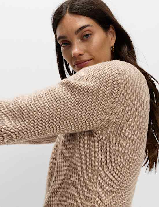 Cloud-Yarn Textured Bomber Cardigan