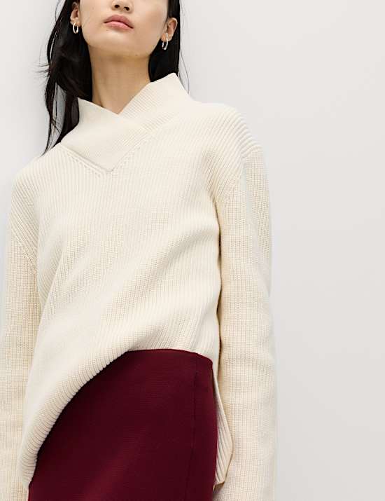 Midaxi-Bleistiftrock aus Strick