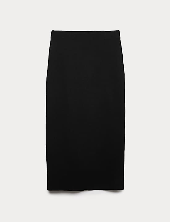 Knitted Midaxi Column Skirt