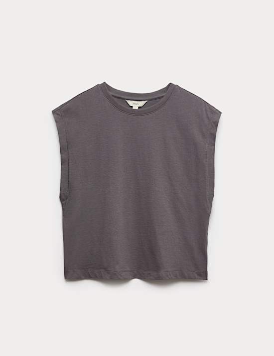 T-shirt 100 % coton &agrave; petites manches
