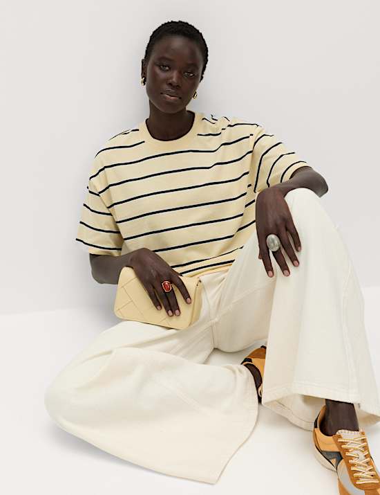 Pure Cotton Relaxed Boxy T-Shirt