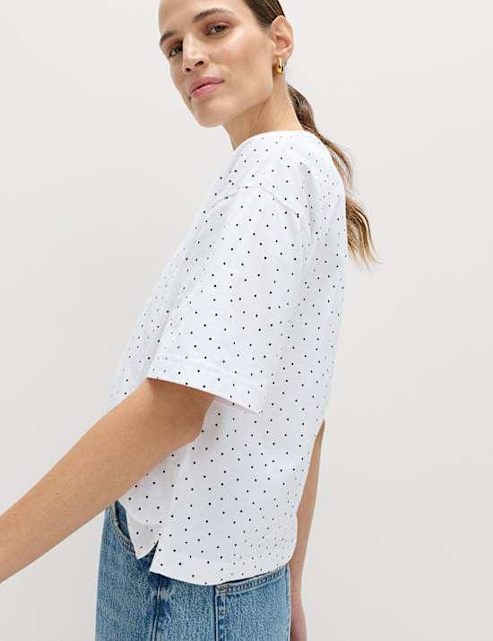 Pure Cotton Relaxed Boxy T-Shirt