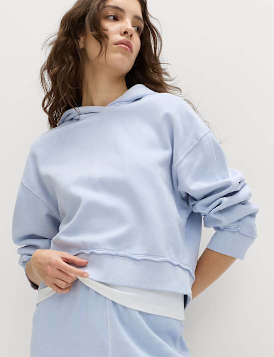 Pure Cotton Garment Dye Hoodie