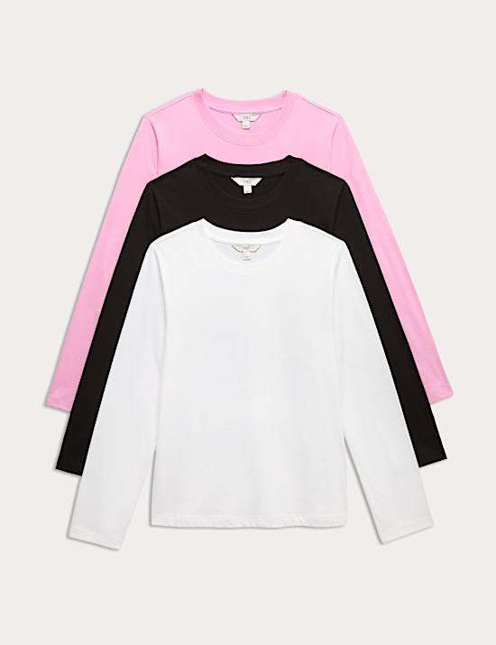 3 Pack Pure Cotton Everyday Tops