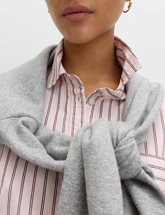 Pure Cotton Striped Shirt