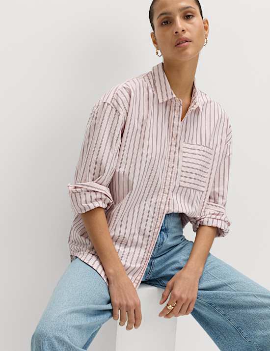 Pure Cotton Striped Shirt