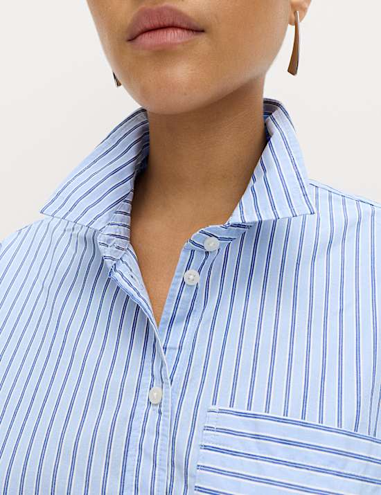 Pure Cotton Striped Shirt