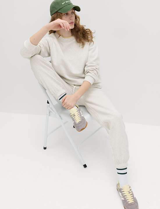 Cotton Rich Crew Neck Sweatshirt