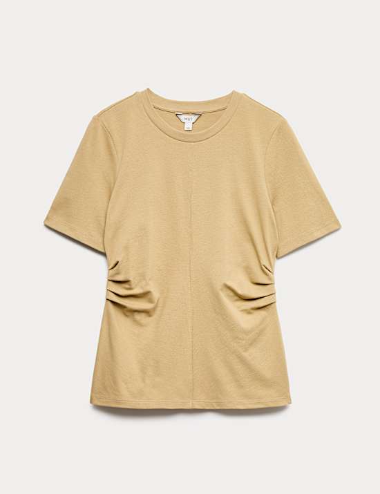 Pure Cotton Waisted T-Shirt