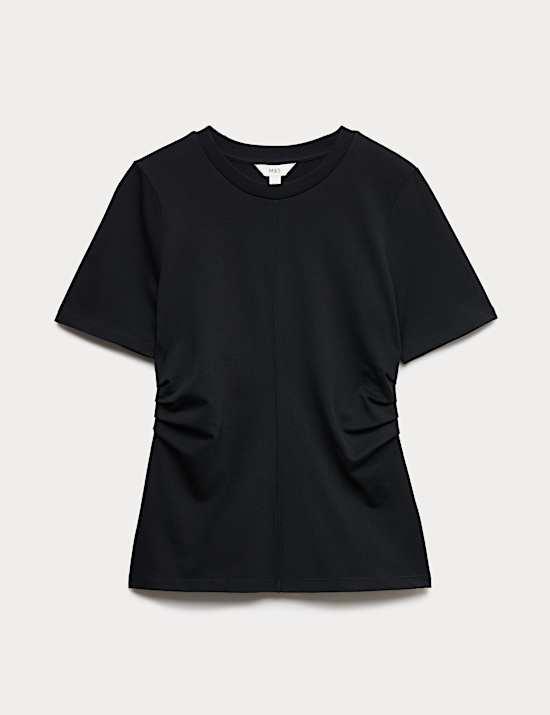 Pure Cotton Waisted T-Shirt