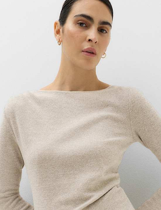 Cosy draped top