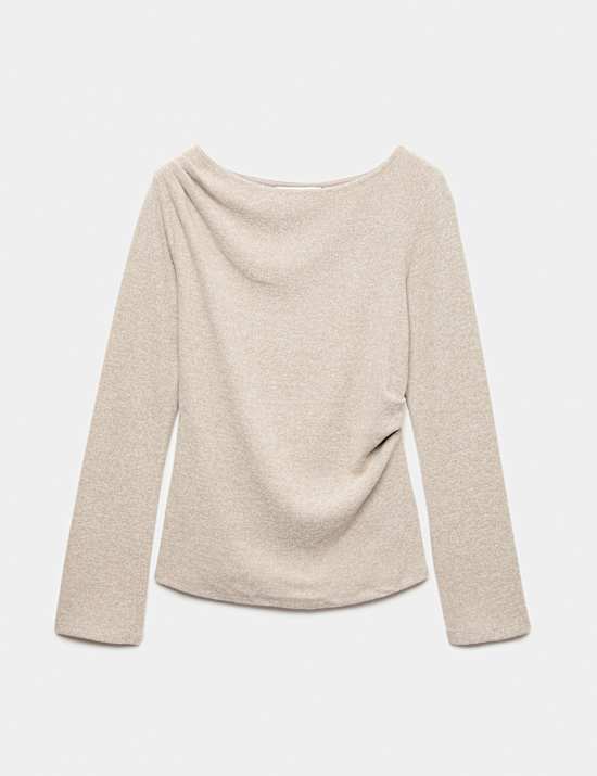 Cosy draped top