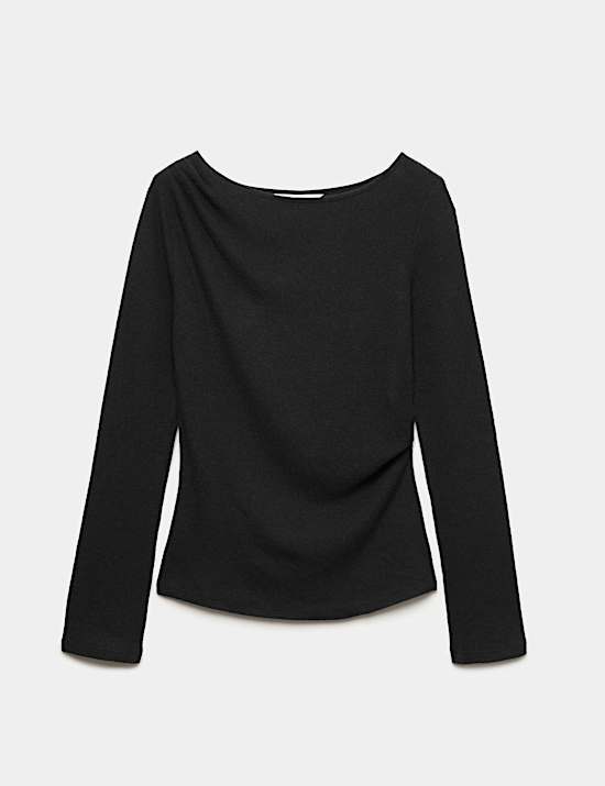Cosy draped top