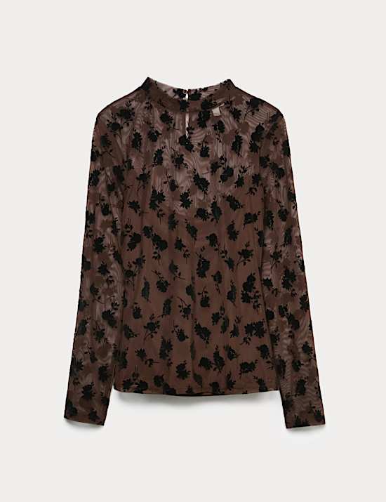 Flock Fitted Mesh Top