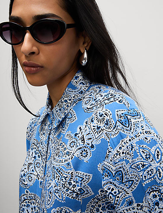 Printed Collared Shirt