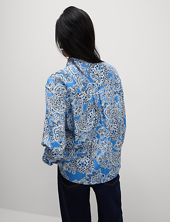 Printed Collared Shirt