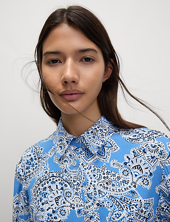 Printed Collared Shirt