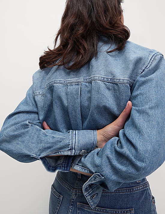 Denim Collared Shirt