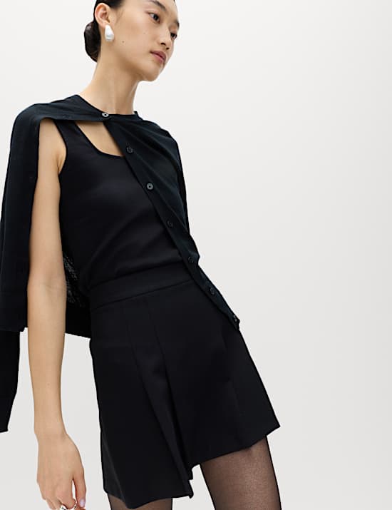 2 Pack Cotton Rich Square Neck Vests