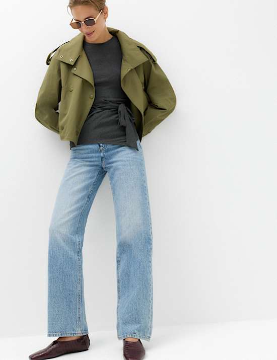 Cosy Tie Front Regular Fit Top
