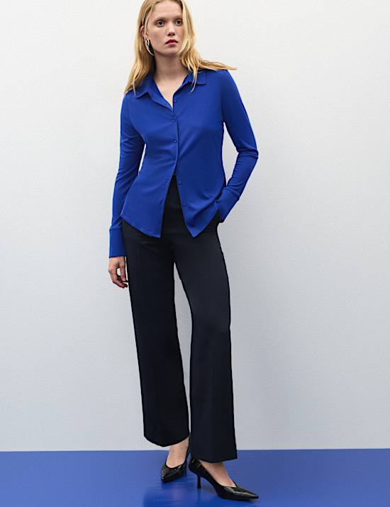 Collared Button Through Shirt