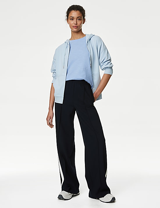 Pure Cotton Everyday Fit Slash Neck T-shirt