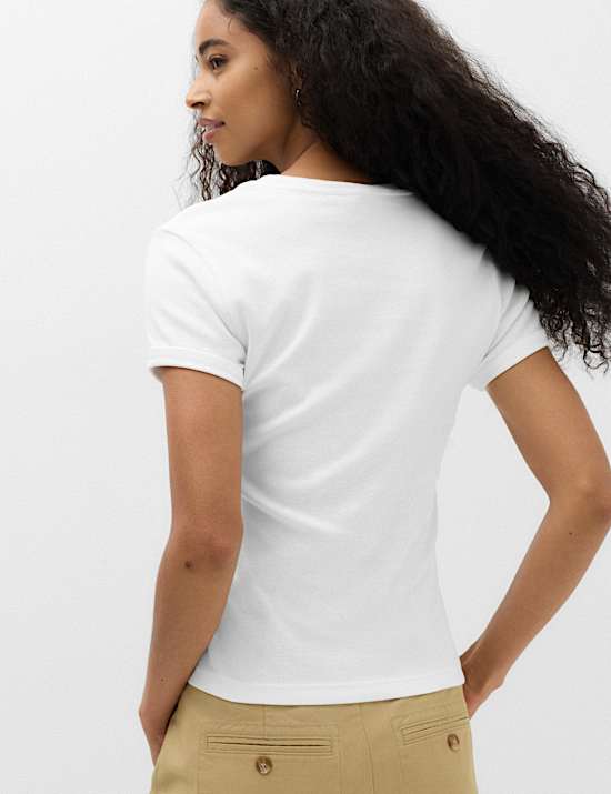 Graphic Pure Cotton Slim Fit T-Shirt