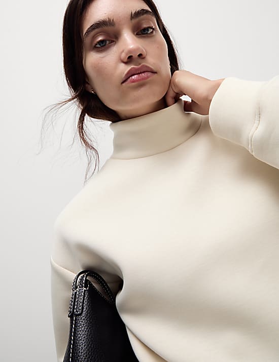 High Neck Sweatshirt