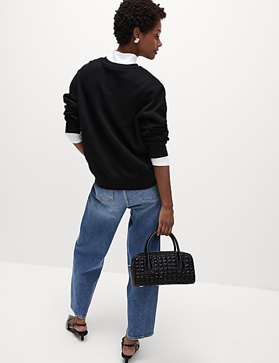 Pure Cotton Sparkly Sweatshirt