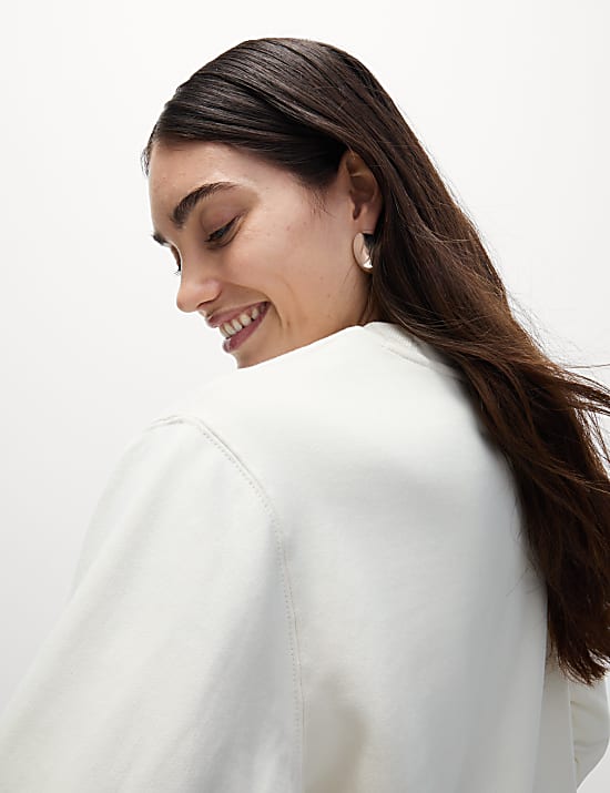 Pure Cotton Sparkly Sweatshirt