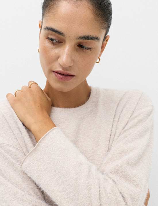 Cosy Crew Neck Regular Fit Sweatshirt