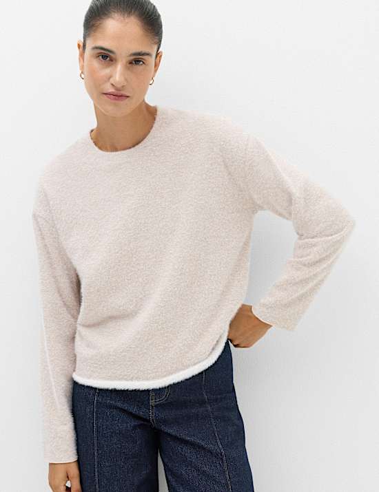 Cosy Crew Neck Regular Fit Sweatshirt
