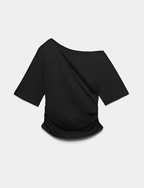 Pure Cotton Off The Shoulder Top