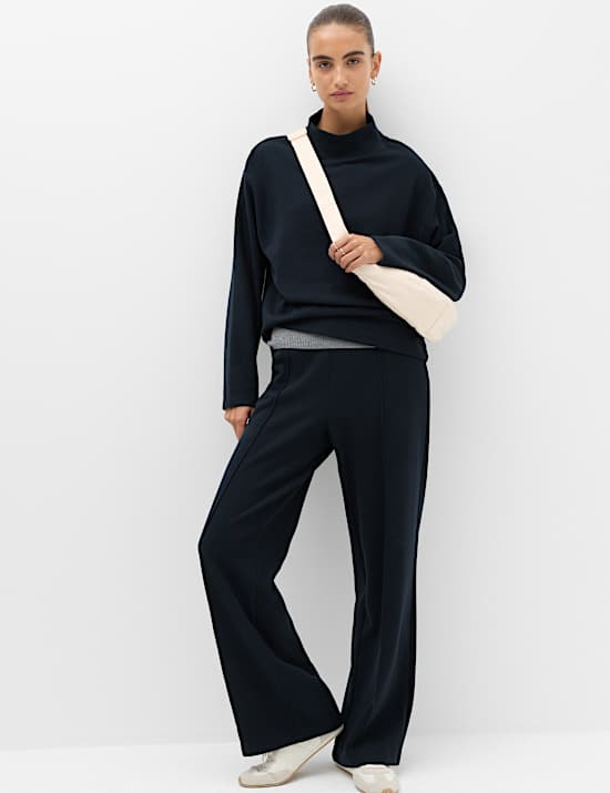 Cotton Rich Cosy Funnel Neck Top