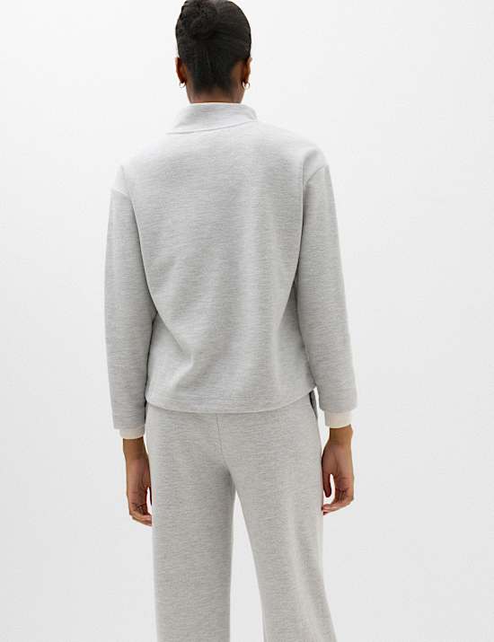 Cotton Rich Cosy Funnel Neck Top
