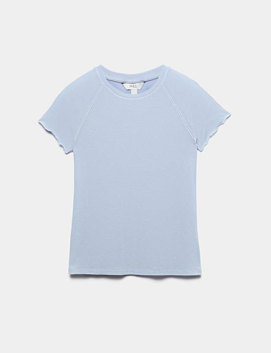 Short Sleeve Lettuce Edge T-Shirt
