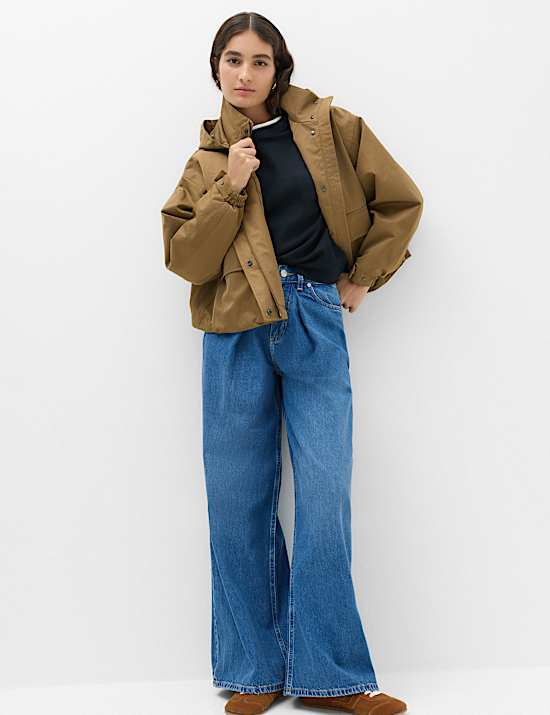 Pure Cotton Double Layer Boxy T-Shirt