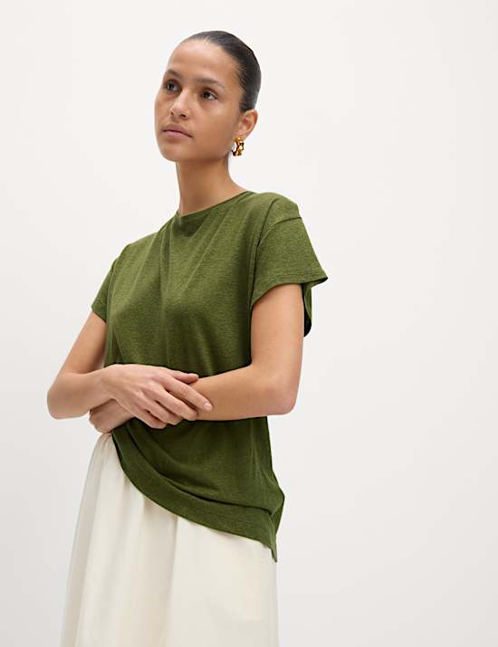 Linen Blend T-Shirt