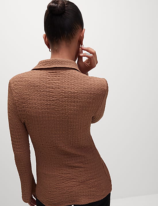 Textured Regular Fit Top