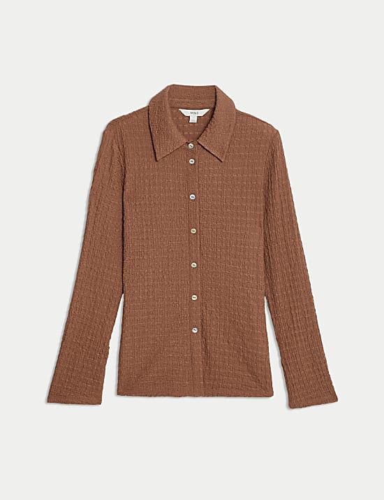 Textured Regular Fit Top