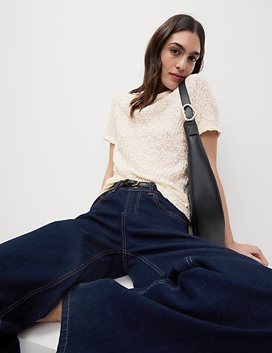 Cotton Rich Textured Top