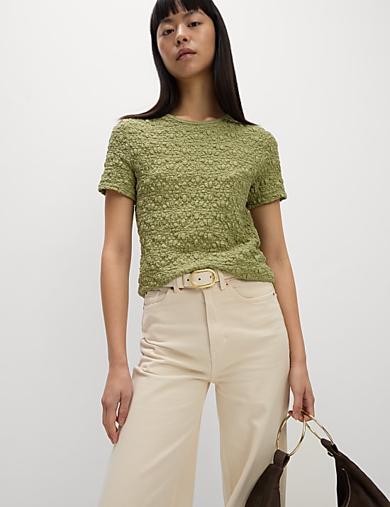 Cotton Rich Textured Top