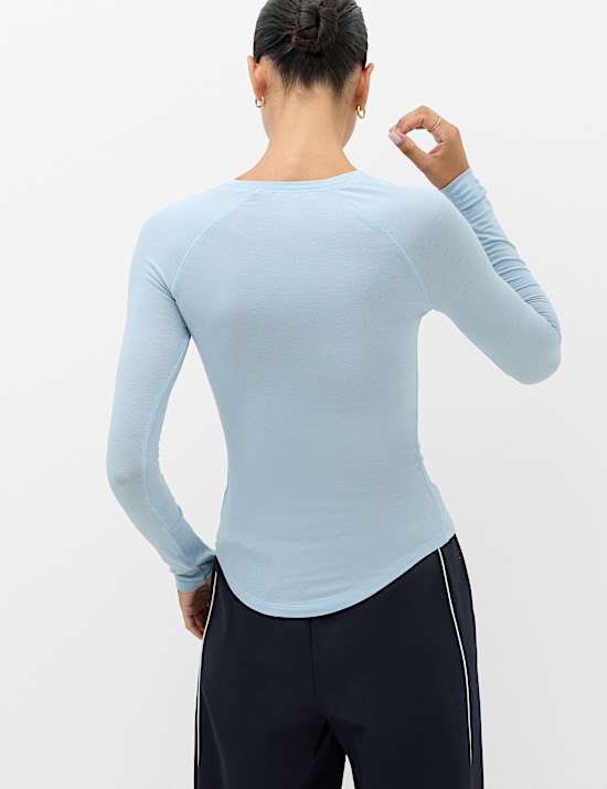 Colour Block Raglan Top