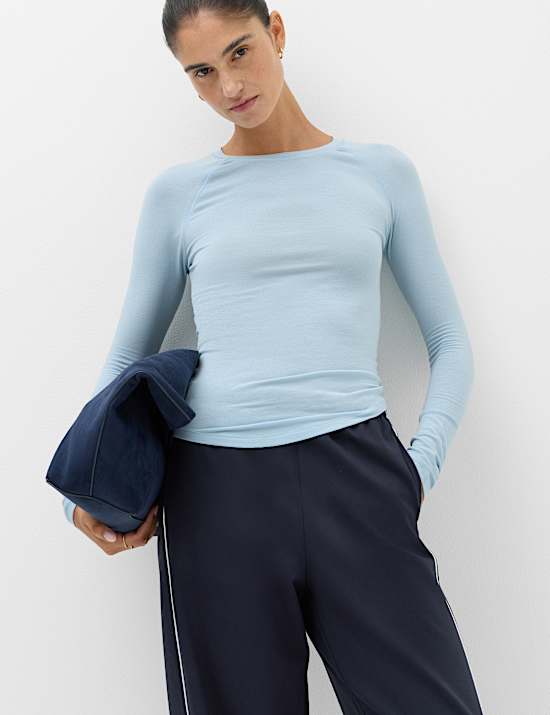 Colour Block Raglan Top