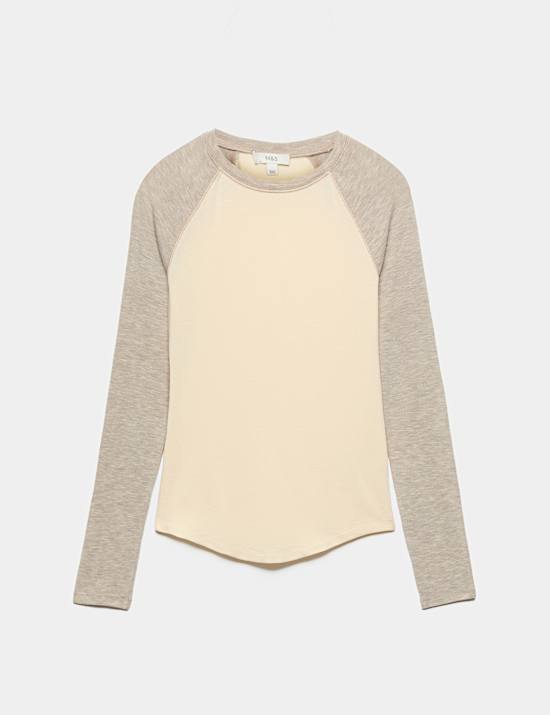 Colour Block Raglan Top