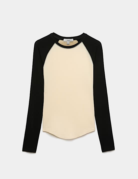 Colour Block Raglan Top