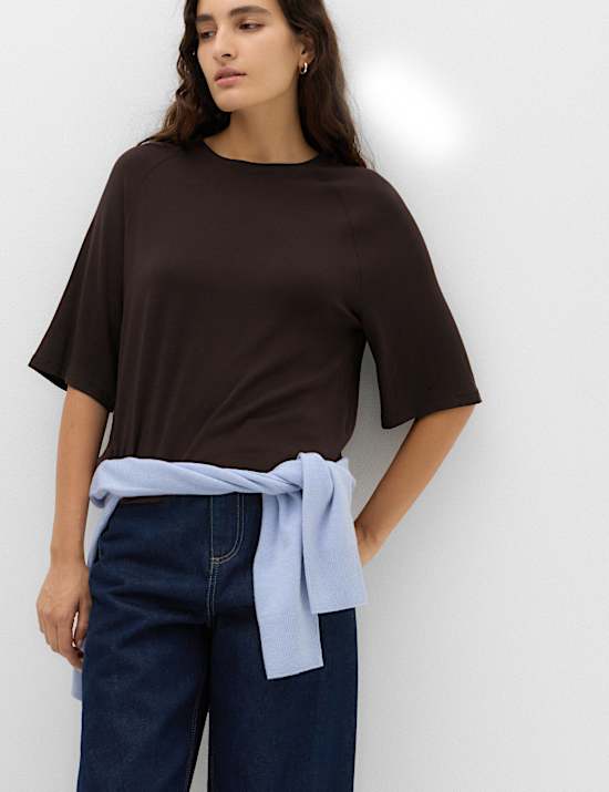 Camiseta ragl&aacute;n informal